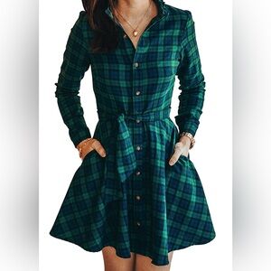 Kiel James Patrick Cozy Cabin Flannel Dress
